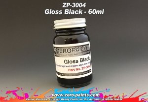 Zero Paints ZP-3004 Gloss Black Paint 60ml