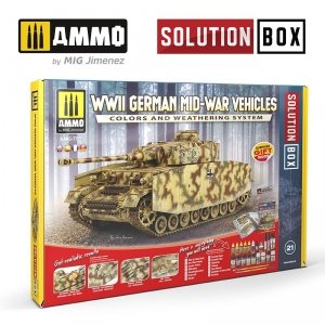AMMO by Mig Jimenez 7727 SOLUTION BOX 21 – WWII German Mid-War Vehicles