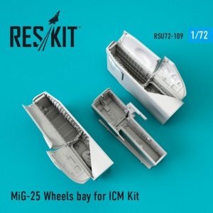RESKIT RSU72-0109 MiG-25 Wheels bay for Icm 1/72