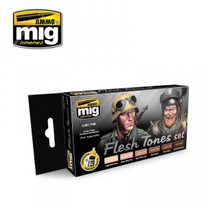 AMMO Mig 7168 FLESH TONES SET 6x17ml.