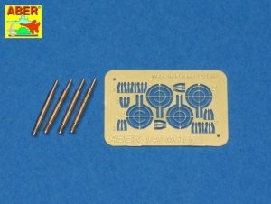 Aber A48 008 Set of 4 barrels for German Oerlikon 20mm aircraft machine guns MG FF with sights (1:48)