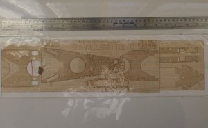 Wood Hunter W35054 Wood deck USS BB-63 Missouri for TRUMPETER 80604 1/350