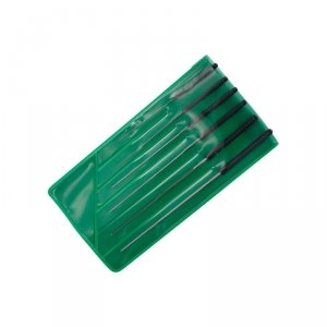 Modelcraft PBR2193 6 Pce Precision Cutting Broach Set (0.4 - 1.4mm)