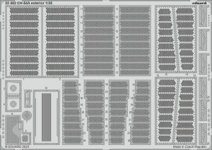 Eduard 32482 CH-54A exterior ICM 1/32