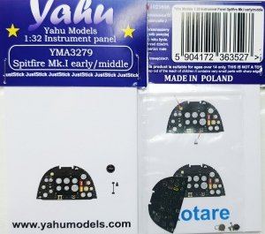 Yahu YMA3279 Spitfire Mk.I early/middle Kotare 1/32