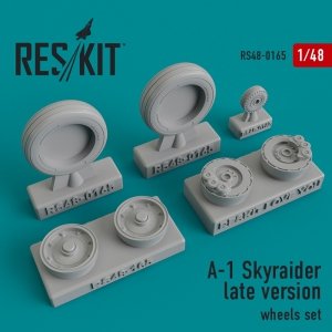 RESKIT RS48-0165 A-1 Skyraider late version wheels set 1/48