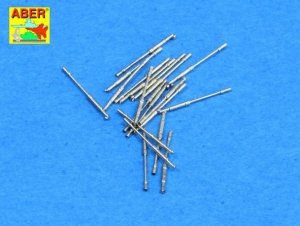 Aber 350L-69 Set of 20 pcs 20 mm /65 Breda gun barrels for Italian Navy ships (1:350)