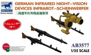 Bronco AB3577 GERMAN INFRARED NIGHT-VISION DEVICES INFRAROT-SCHEINWERFER 1/35