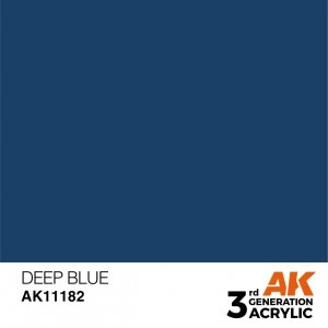 AK Interactive AK11182 DEEP BLUE – INTENSE 17ml