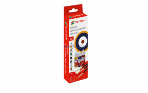 Humbrol DB9062 Zestaw 8 farb Akrylowych z pędzelkami - Acrylic Paint & Brush RAF WWII Colours
