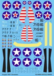 Techmod 48808 - Douglas TBD-1 Devastator (1:48)