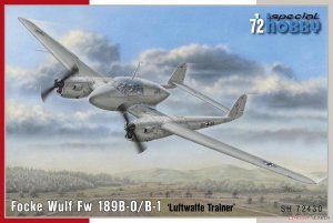Special Hobby 72430 Focke Wulf Fw 189B-0/B-1 Luftwaffe Trainer 1/72
