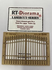 RT-Diorama 35932 Fence element gate No.2 1/35