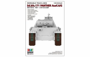 Rye Field Model 5014 Workable Track Links for Panther Ausf. A/G 1/35