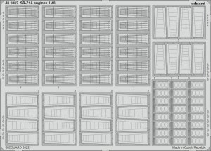 Eduard 481082 SR-71A engines REVELL 1/48