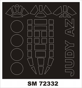 Montex SM72332 D4Y5 JUDY AZ-MODEL 1/72