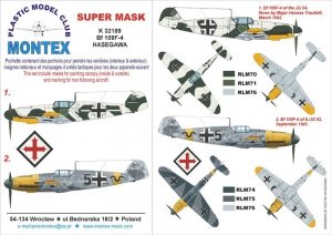 Montex K32189 BF 109F-4 1/32