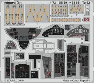 Eduard SS691 Tu-22 1/72 TRUMPETER