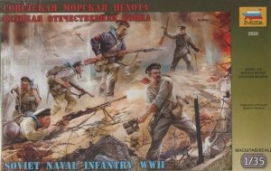 Zvezda 3520 Soviet naval infantry (1:35)