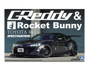 Aoshima 05094 ZN6 TOYOTA 86 12 GREDDY/ROCKET BUNNY 1/24