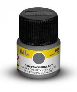 Heller 9005 005 Dark Admiralty Grey - Gloss 12ml