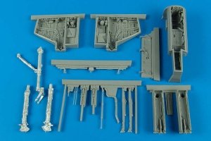 Aires 2172 A-4E/F Skyhawk wheel bay & gun bay 1/32 Trumpeter