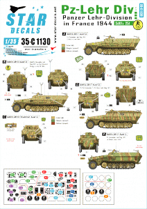 Star Decals 35-C1130 Panzer-Lehr Division # 3 1/35