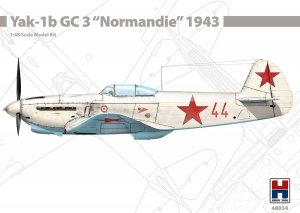 Hobby 2000 48034 Yak-1b GC 3 Normandie 1943 ( ACADEMY + CARTOGRAF + MASKI ) 1/48