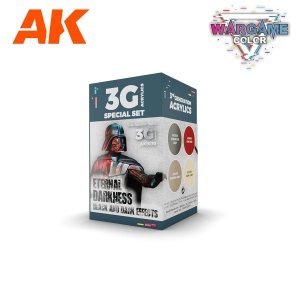 AK Interactive AK1070 WARGAME COLOR SET. ETERNAL DARKNESS. 4x17 ml