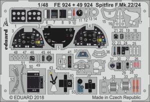 Eduard 49924 Spitfire F. Mk.22/24  AIRFIX 1/48