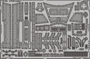 Eduard 32307 P-51D engine 1/32 Tamiya