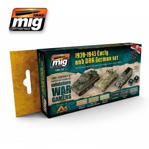 AMMO Mig 7116 WARGAME EARLY AND DAK GERMAN SET 6x17ml