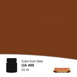 Lifecolor UA409 German uniforms Dark Brown 22ml