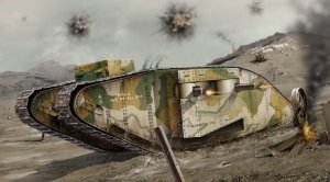 Airfix 02337V WWI Female Tank 1/76