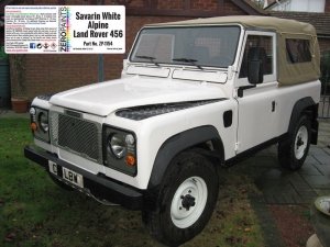 Zero Paints ZP-1154SAVARIN Land Rover Savarin White Alpine 456 60ml
