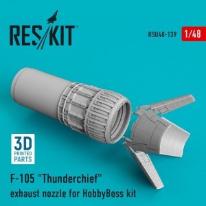 RESKIT RSU48-0139 F-105 THUNDERCHIEF EXHAUST NOZZLE FOR HOBBYBOSS KIT 1/48