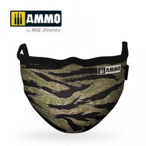 Ammo of Mig 8069 Tiger Camo AMMO Face Mask