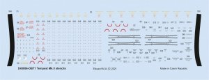 Eduard D48086 Tempest Mk.II stencils EDUARD/SPECIAL HOBBY 1/48