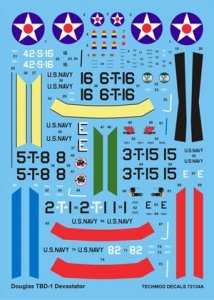 Techmod 72134 - Douglas TBD-1 Devastator (1:72)