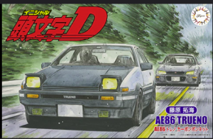 Fujimi 183749 Initial D AE86 Carbon Bonnet (Fujiwara Takumi Ver.) 1/24