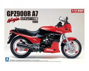 Aoshima 05454 KAWASAKI GPZ900R NINJA A7 with CUSTOM PARTS 1/12