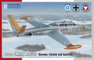 Special Hobby 72373 Fouga CM.170 Magister German, Finnish and Austrian (1:72)