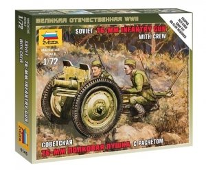 Zvezda 6145 Soviet 76 mm Gun (1:72)