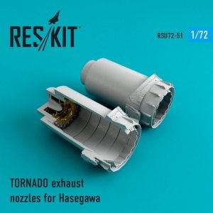 RESKIT RSU72-0051 Tornado exhaust nozzles for Hasegawa 1/72