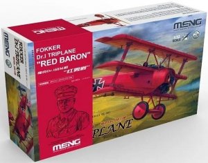 Meng Model QS-002S Fokker Dr.I Triplane Red Baron 1/32