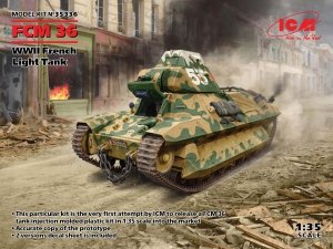 ICM 35336 FCM 36, WWII French Light Tank 1/35