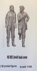 Glowel Miniatures 48005 Soviet tank crew 1/48