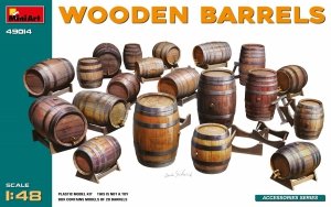 MiniArt 49014 WOODEN BARRELS 1/48