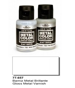 Vallejo 77657 Metal Color- Gloss Metal Varnish 32ml