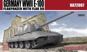 Modelcollect UA72067 Germany WWII E-100 Flakpanzer with flak 88 (1:72)
